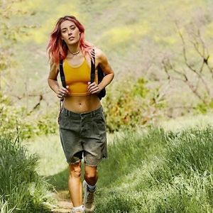 New Free People Womens Seamless Ribbed Happiness Runs Tank Crop Top Cami XS/S